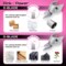 Pink Power 4V Pink Cordless Electric Rechargeable Fabric Scissors w/ Rotary Cutter